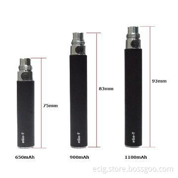 e cigarette ego t battery 650mah,900mah,1100mah